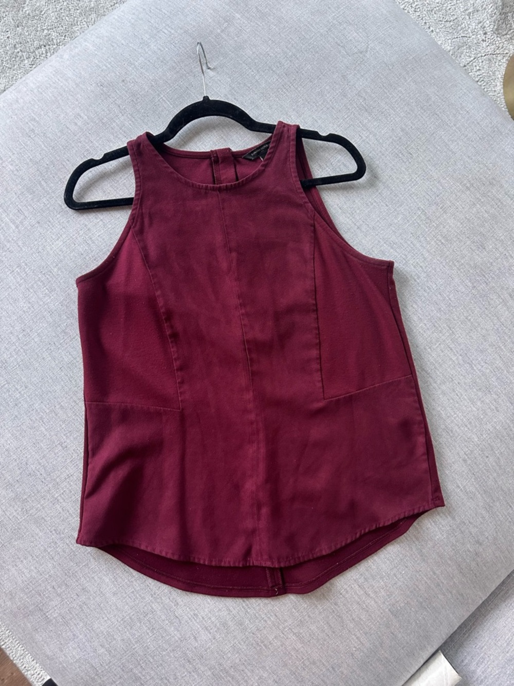 Banana Republic Burgundy Sleeveless Shell Top